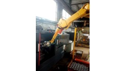 Роботизированный комплекс обслуживания токарного обрабатывающего центра на базе робота Fanuc