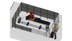 Роботизированный комплекс сварки алюминиевых кожухов токопроводов на базе роботов RedWeld
